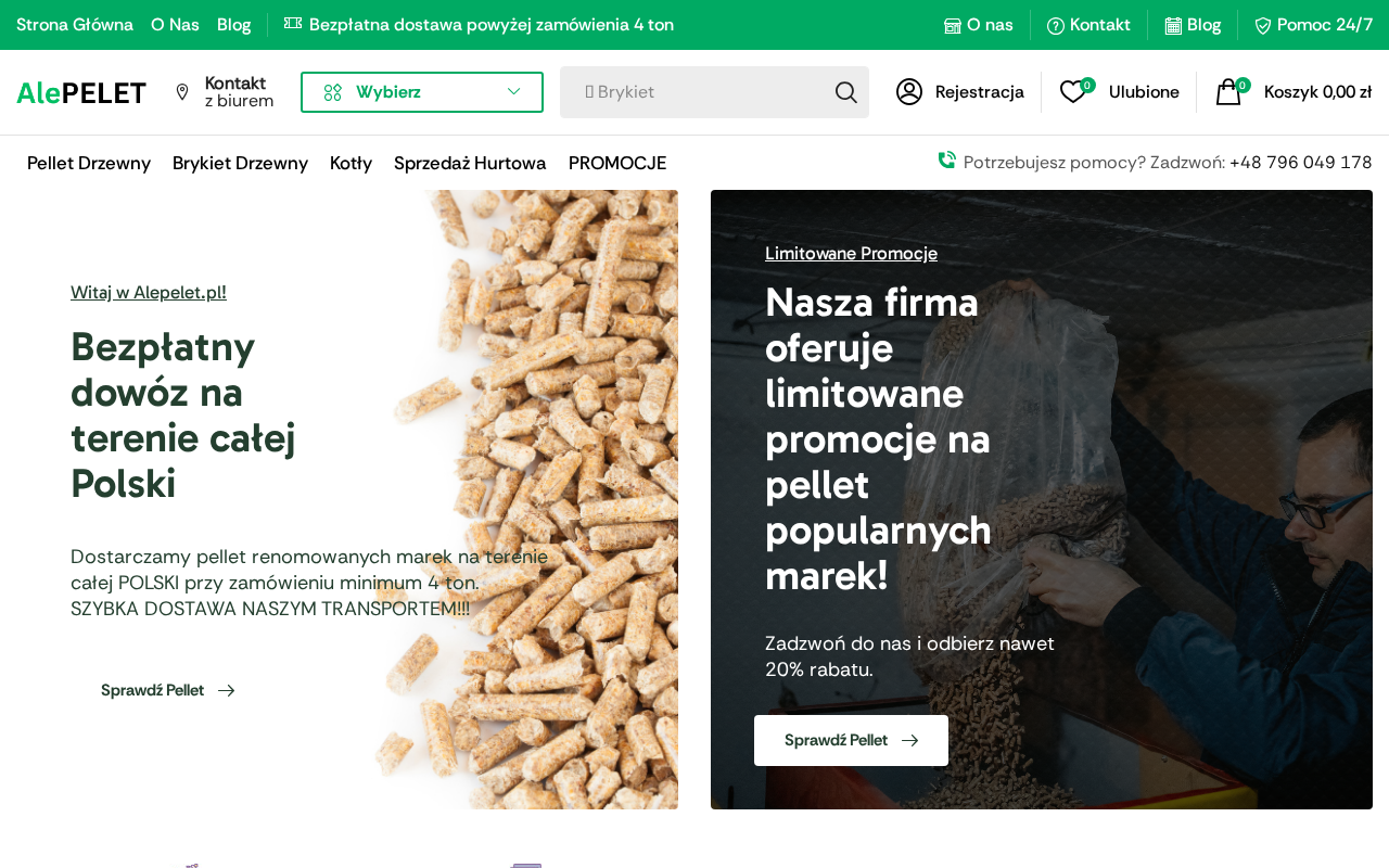 Screenshot of alepelet.pl