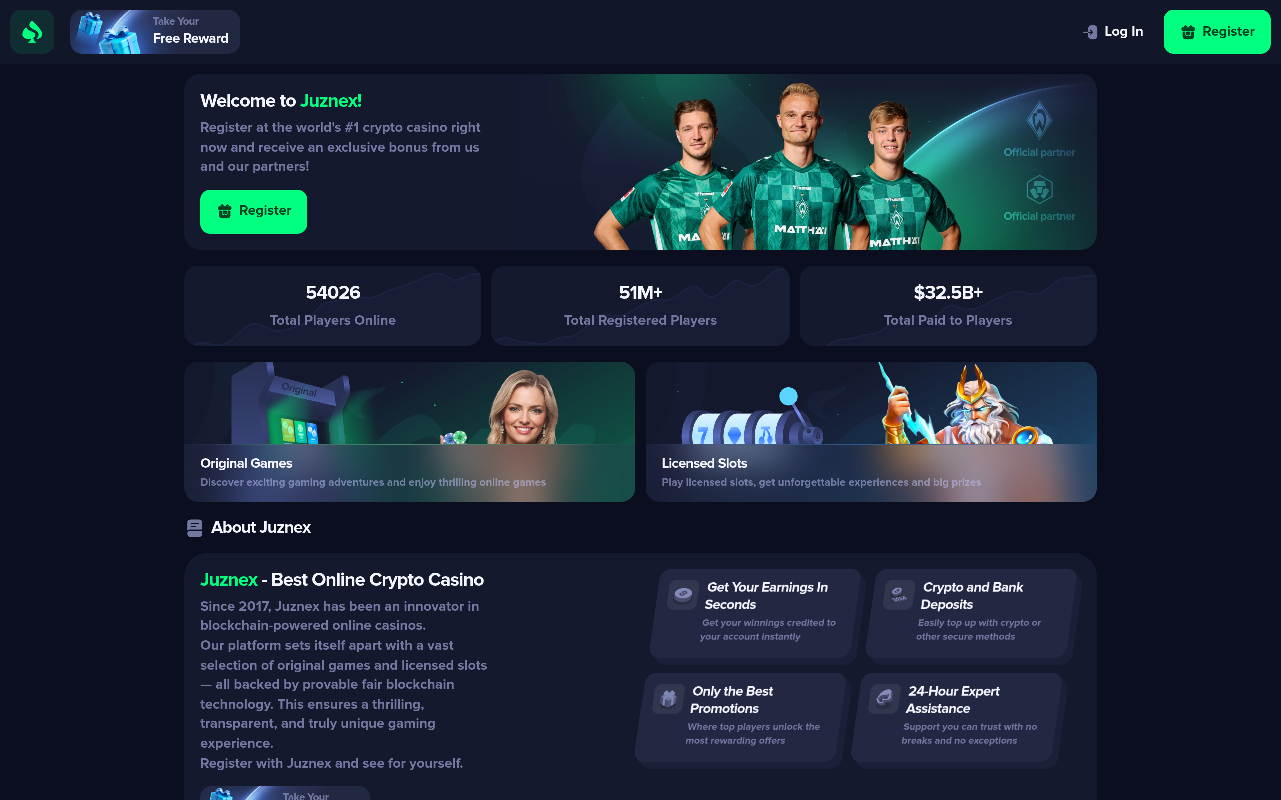 Screenshot of juznex.com