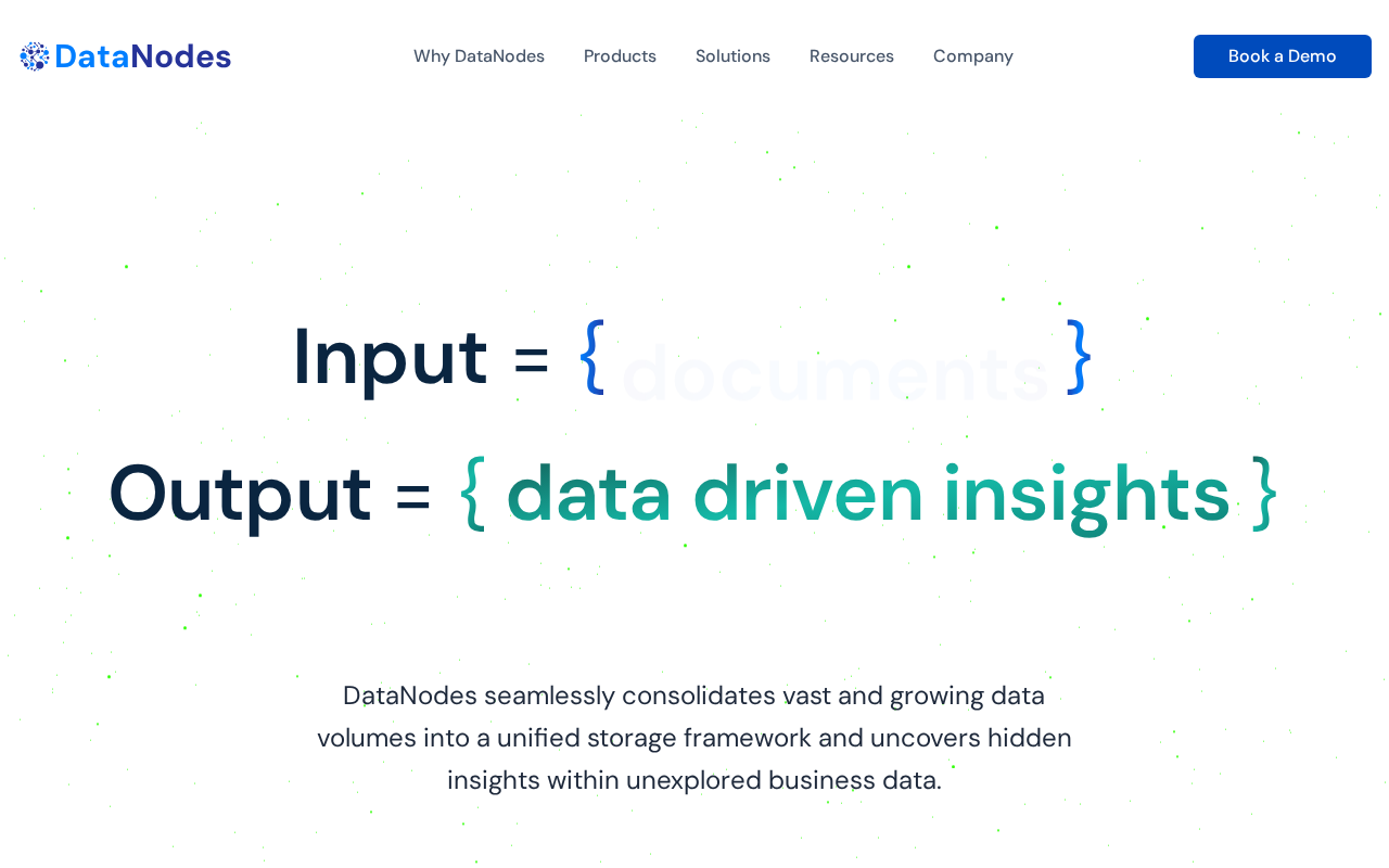 Screenshot of datanodes.com