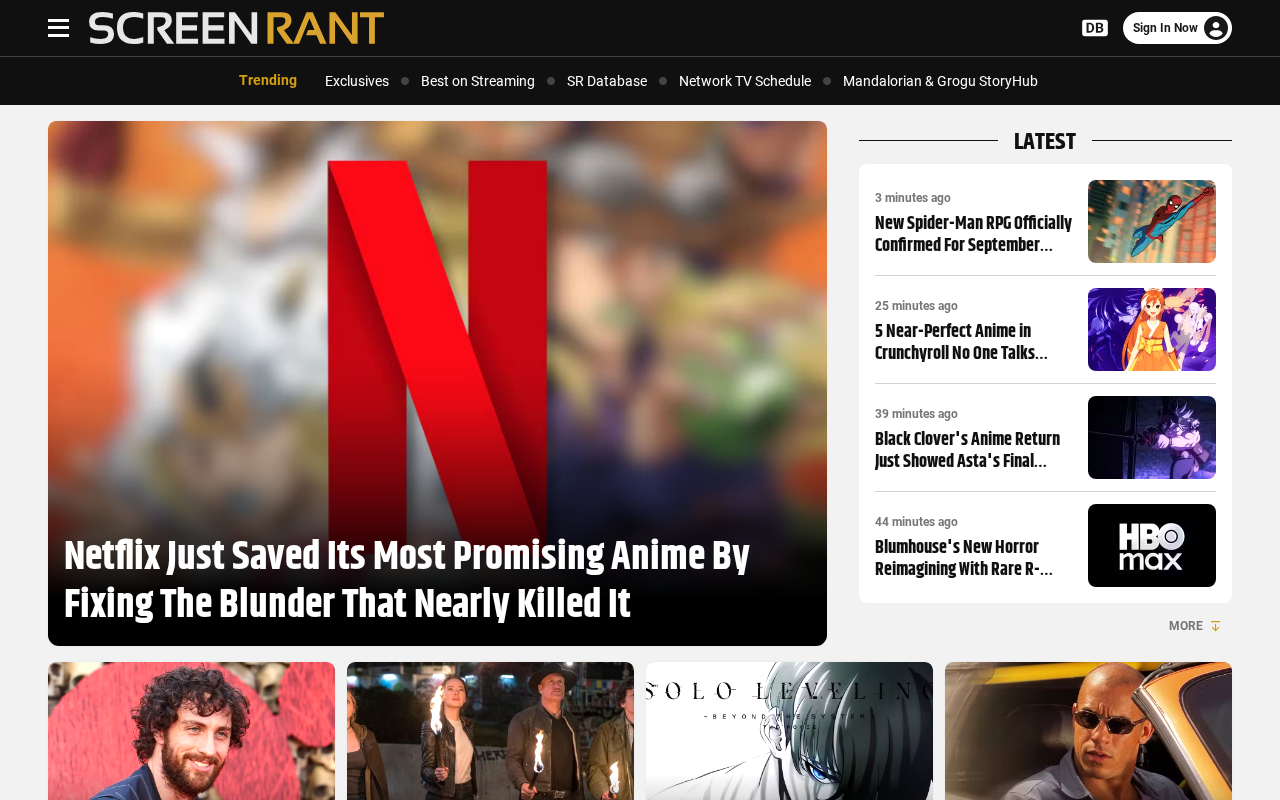 Screenshot of screenrant.com