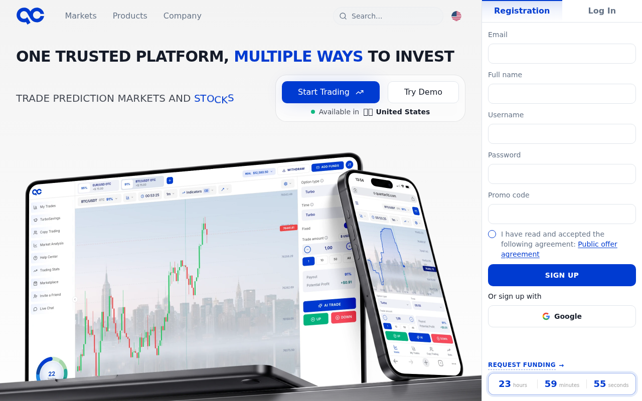 Screenshot of quantacfd.com