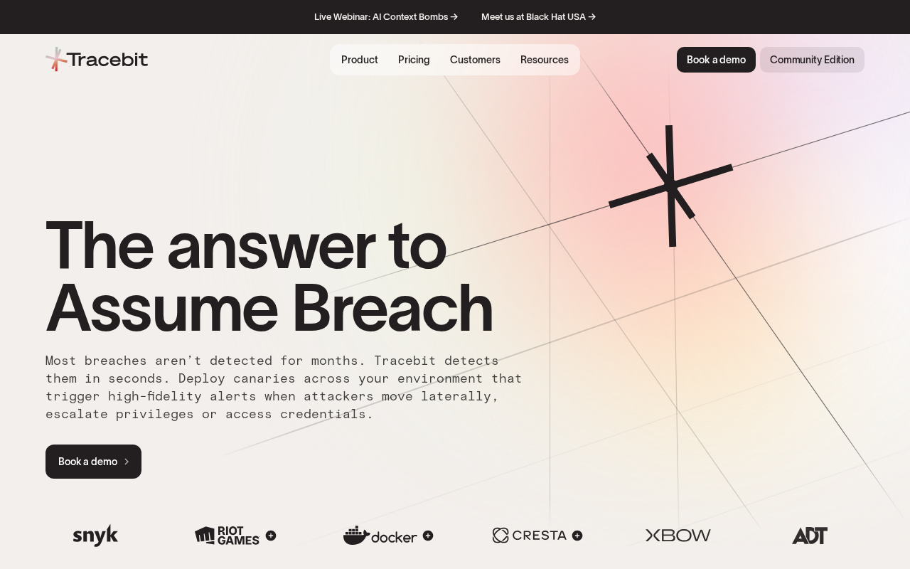 Captured page preview of meettracebit.com