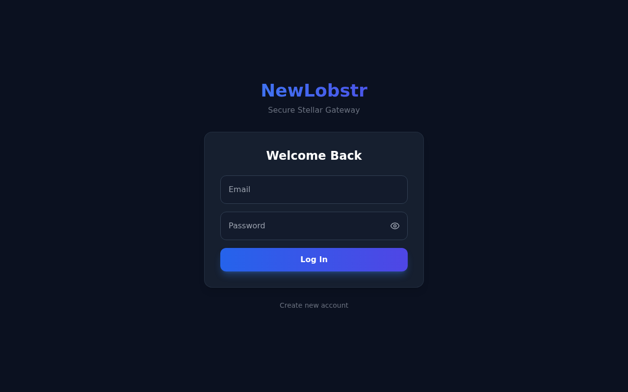 Screenshot of newlobstr.com