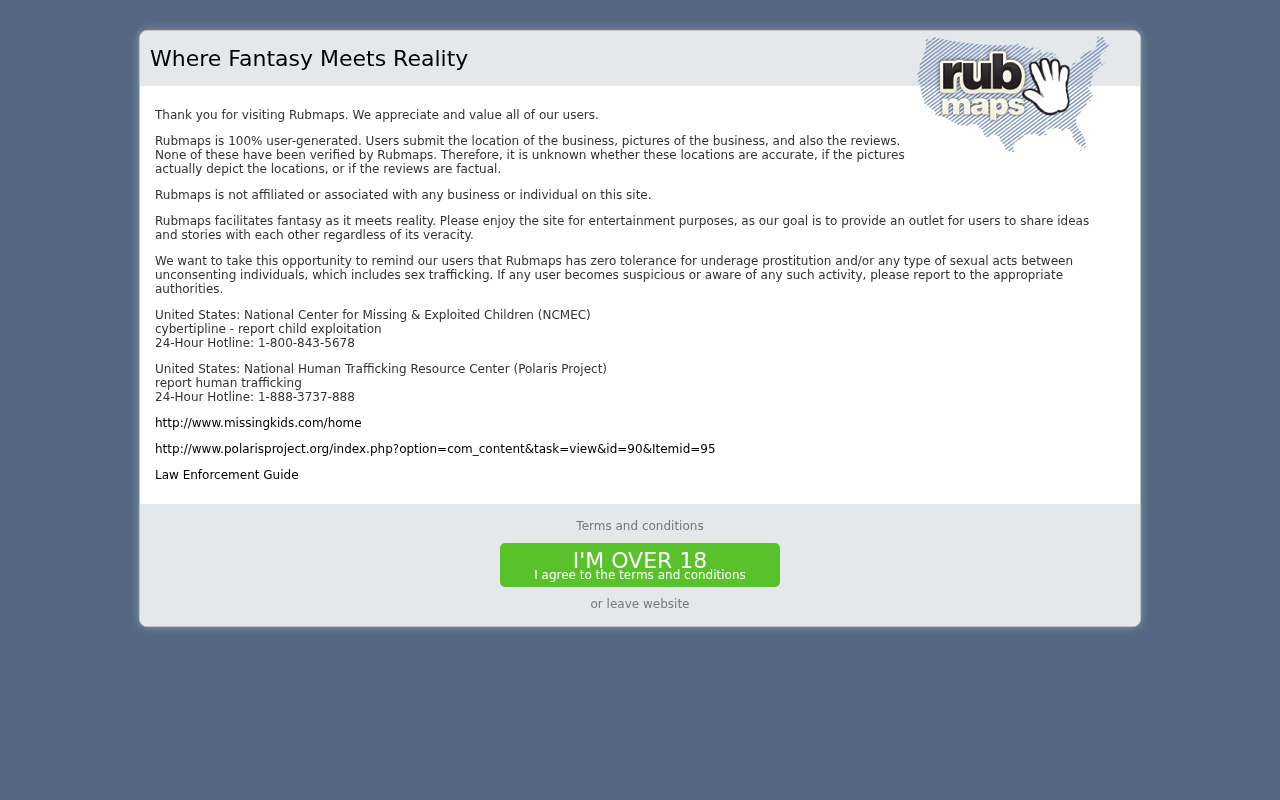 Screenshot of www.rubmaps.ch