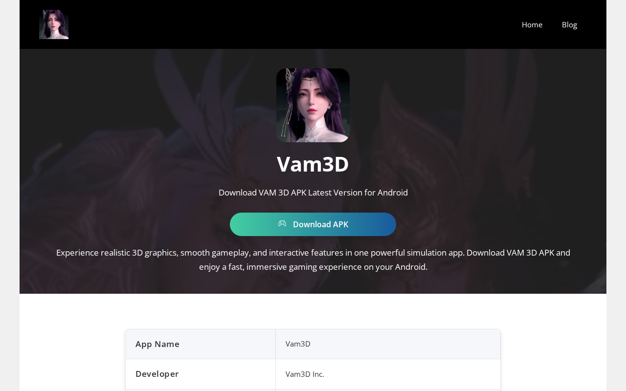 Screenshot of vam3d.org