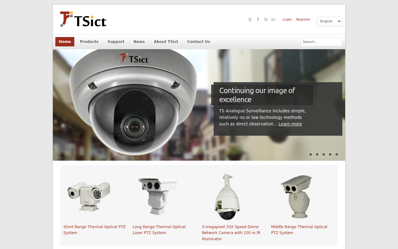 Screenshot of tsict.com