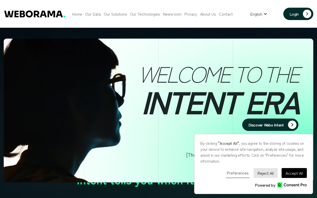 Screenshot of weborama.fr