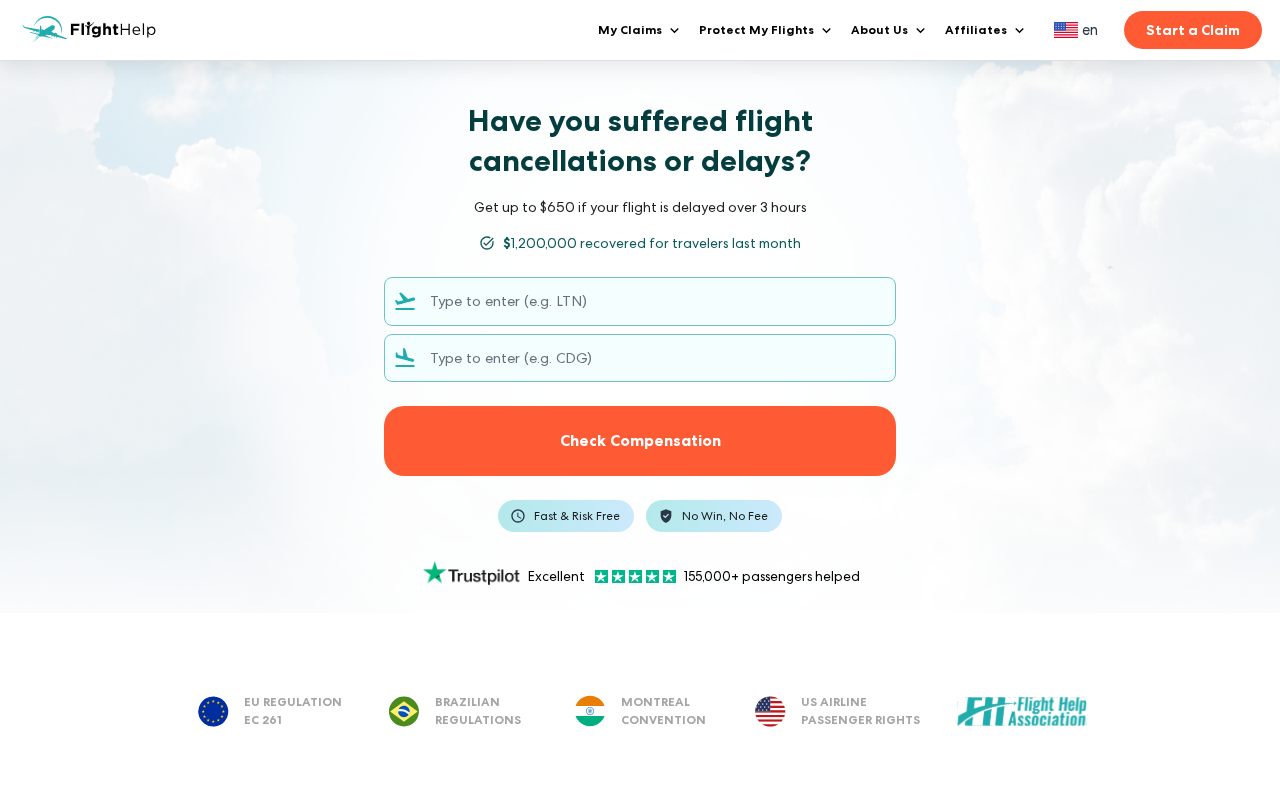 Captured page preview of flighthelp.eu