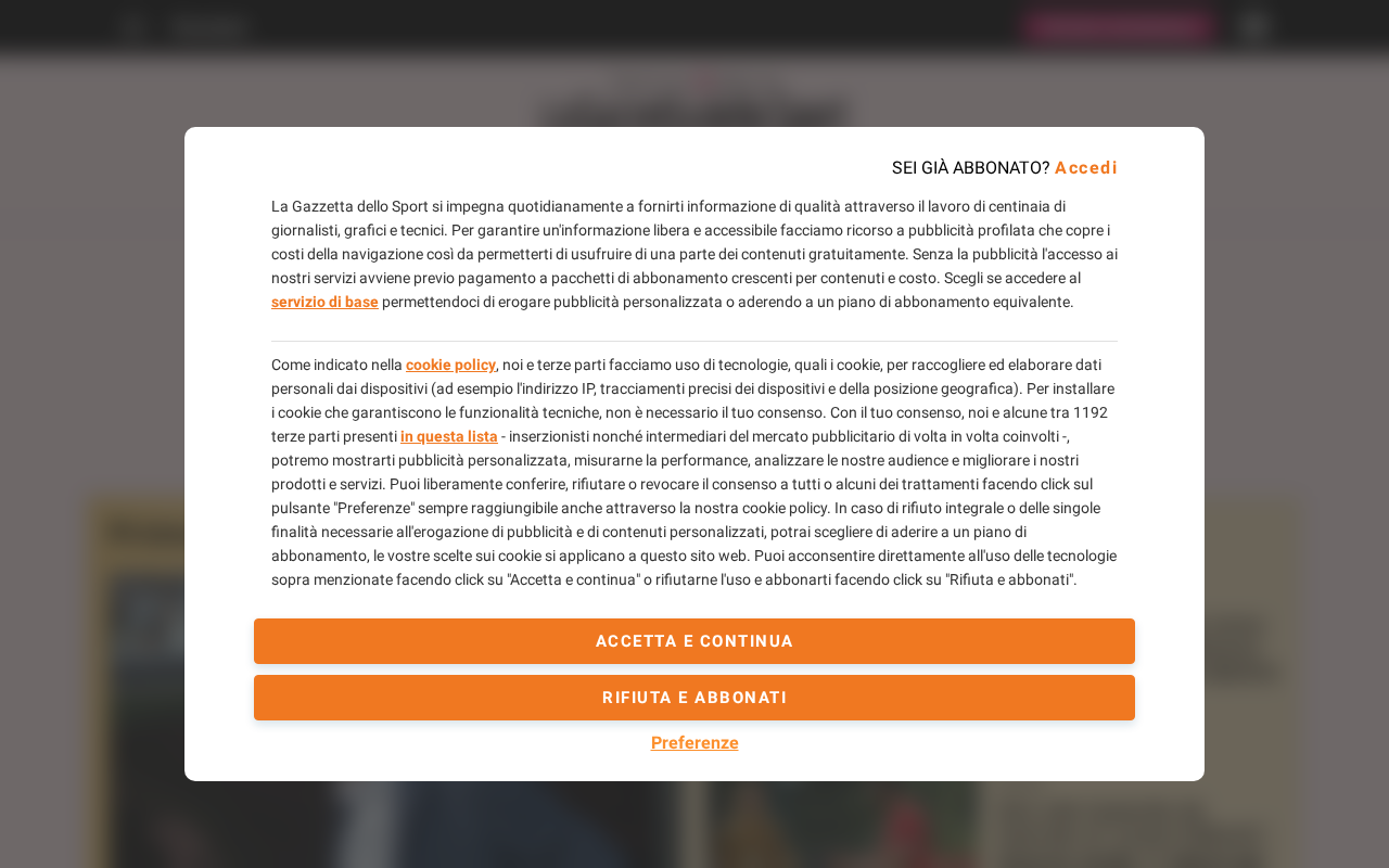 Screenshot of gazzetta.it