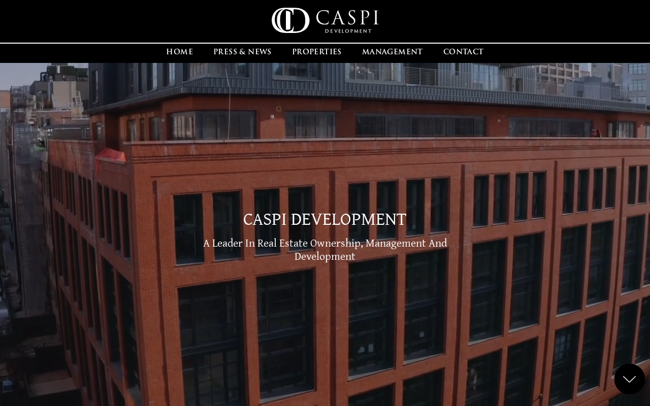 Screenshot of caspidevelopment.com