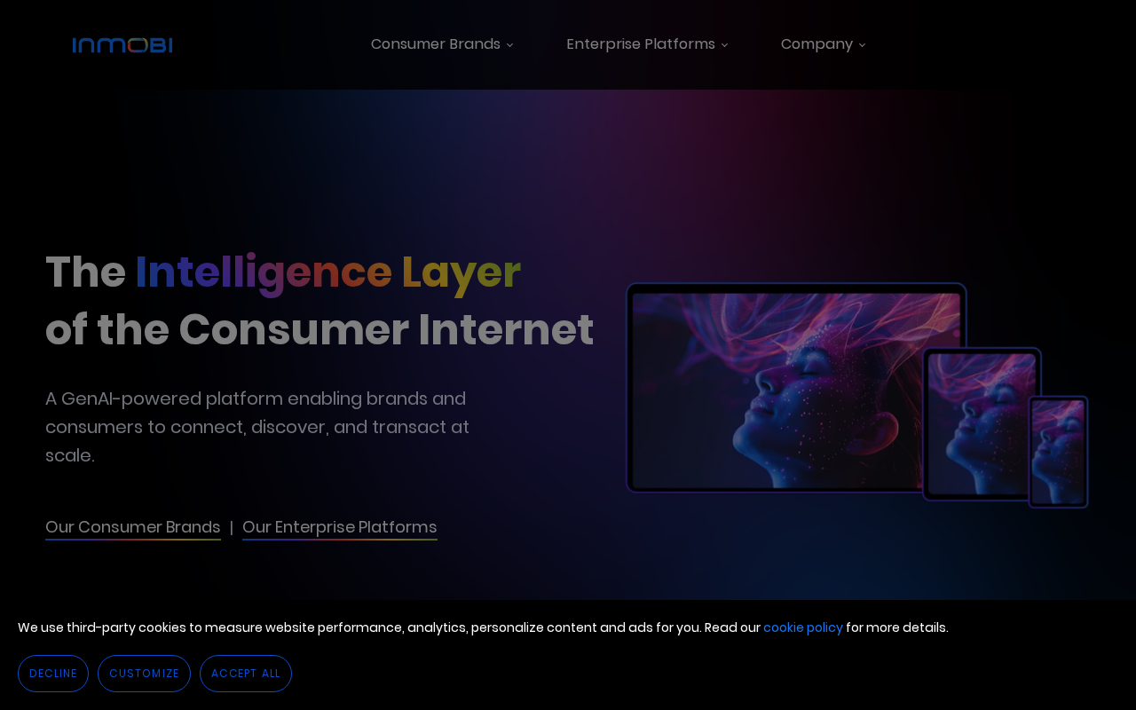 Captured page preview of inmobi.com