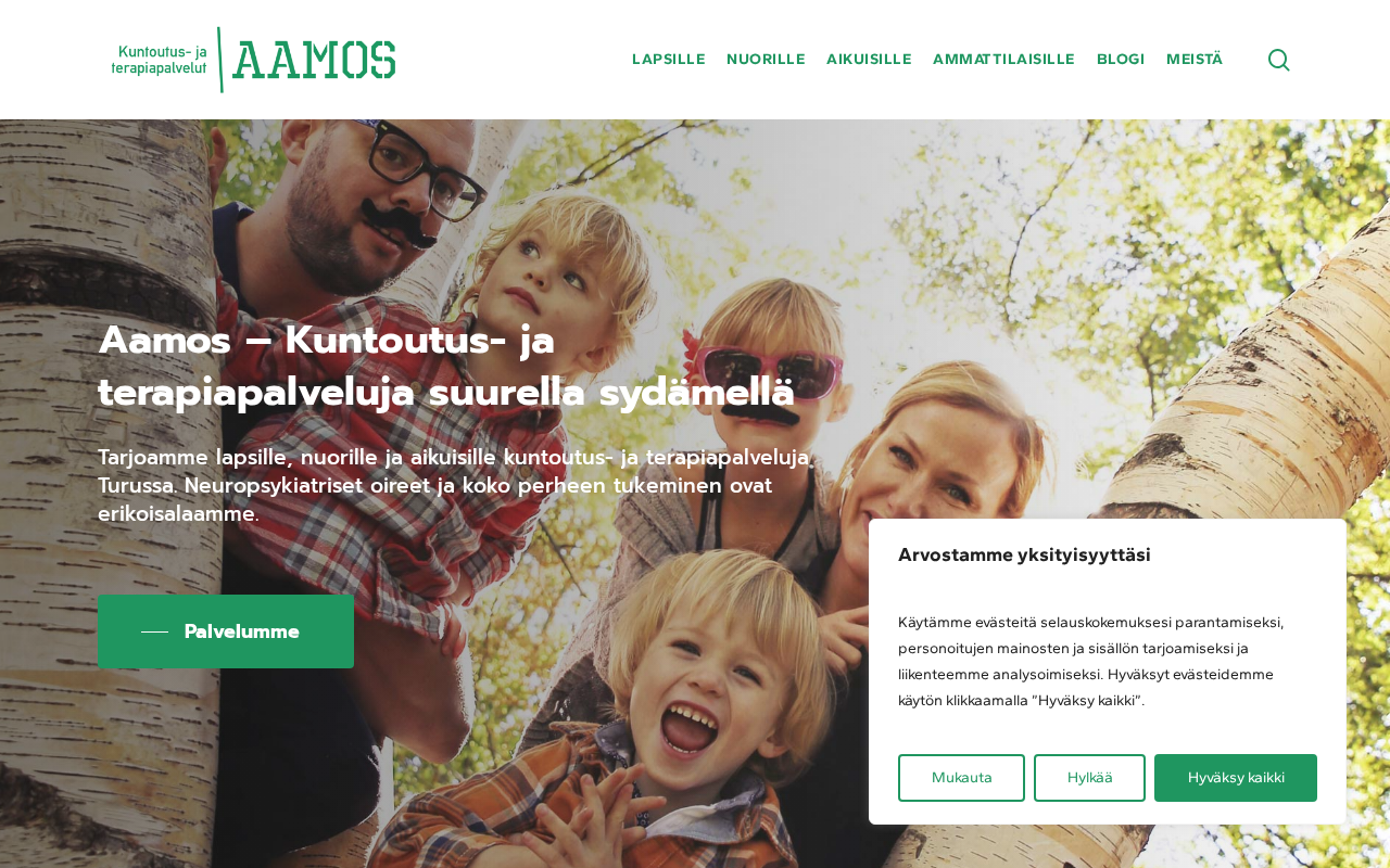 Captured page preview of aamospalvelut.fi