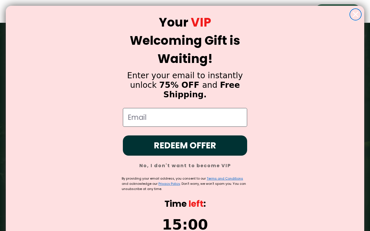 Captured page preview of shop.wellaray.com