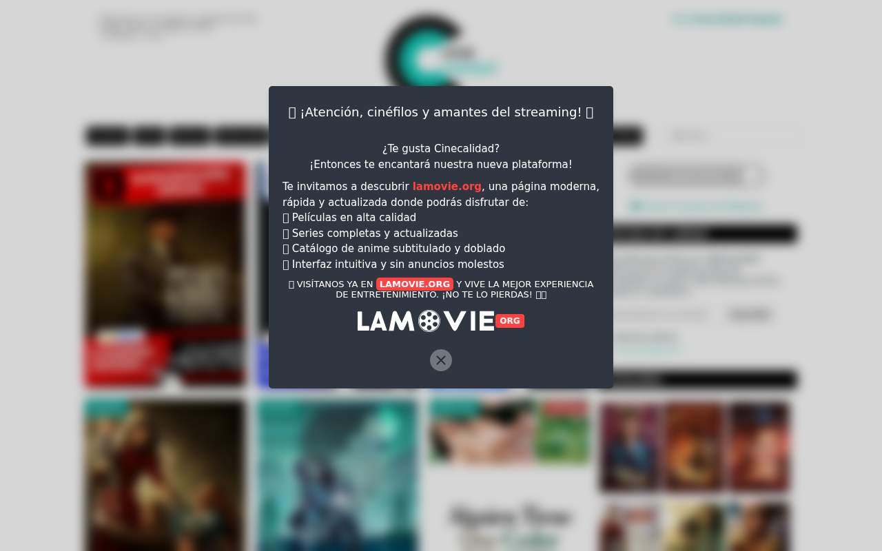 Screenshot of cinecalidad.am