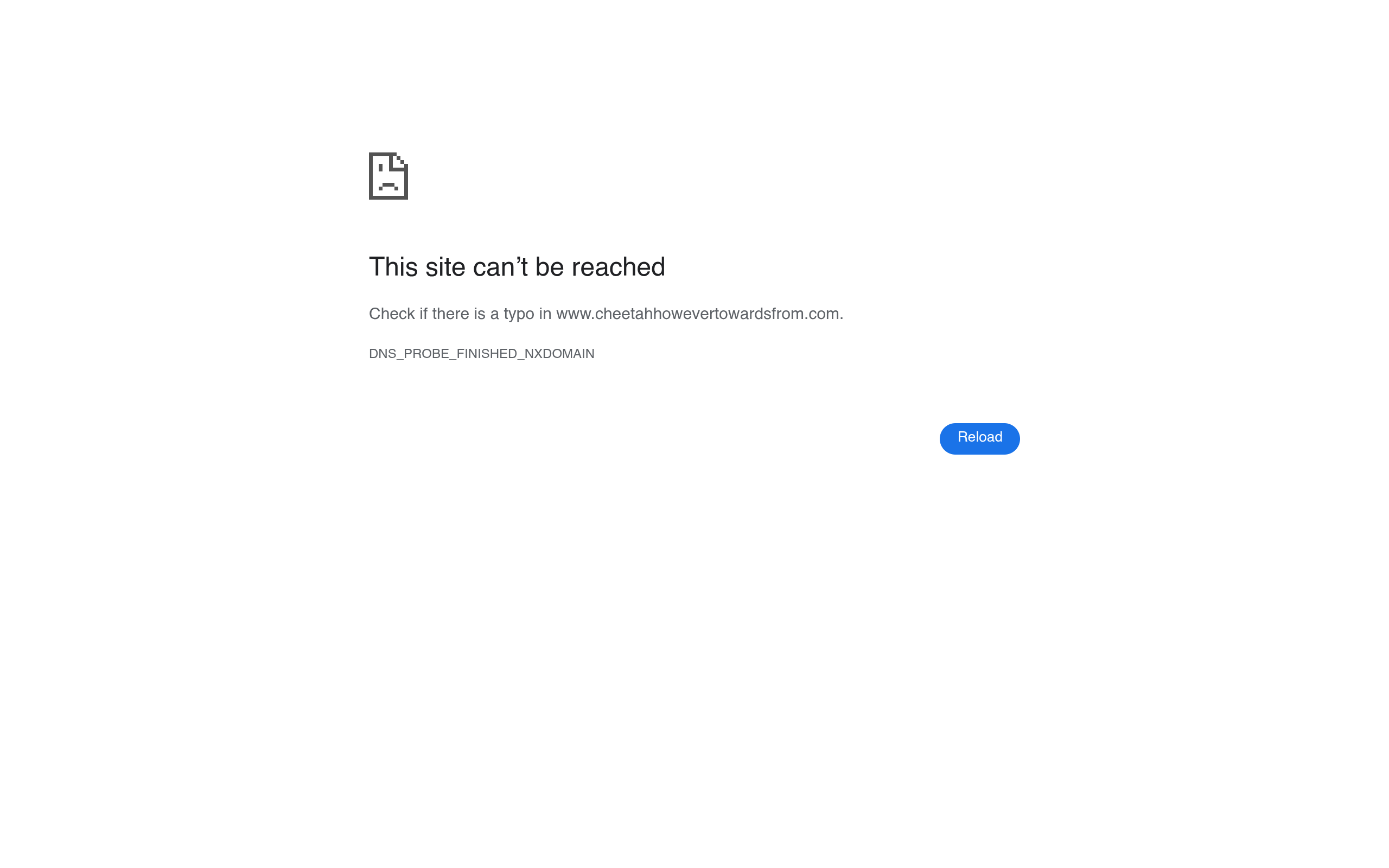 Screenshot of www.cheetahhowevertowardsfrom.com