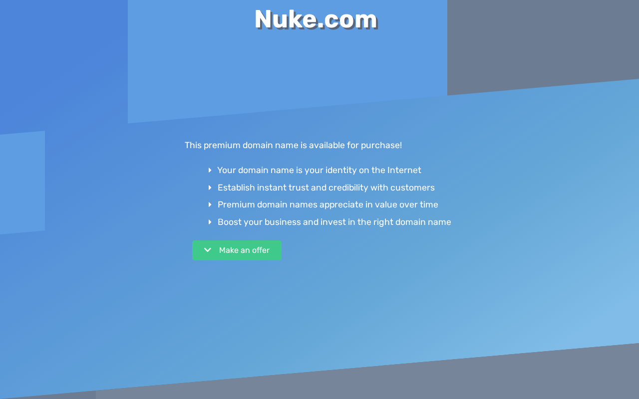 Screenshot of nuke.com