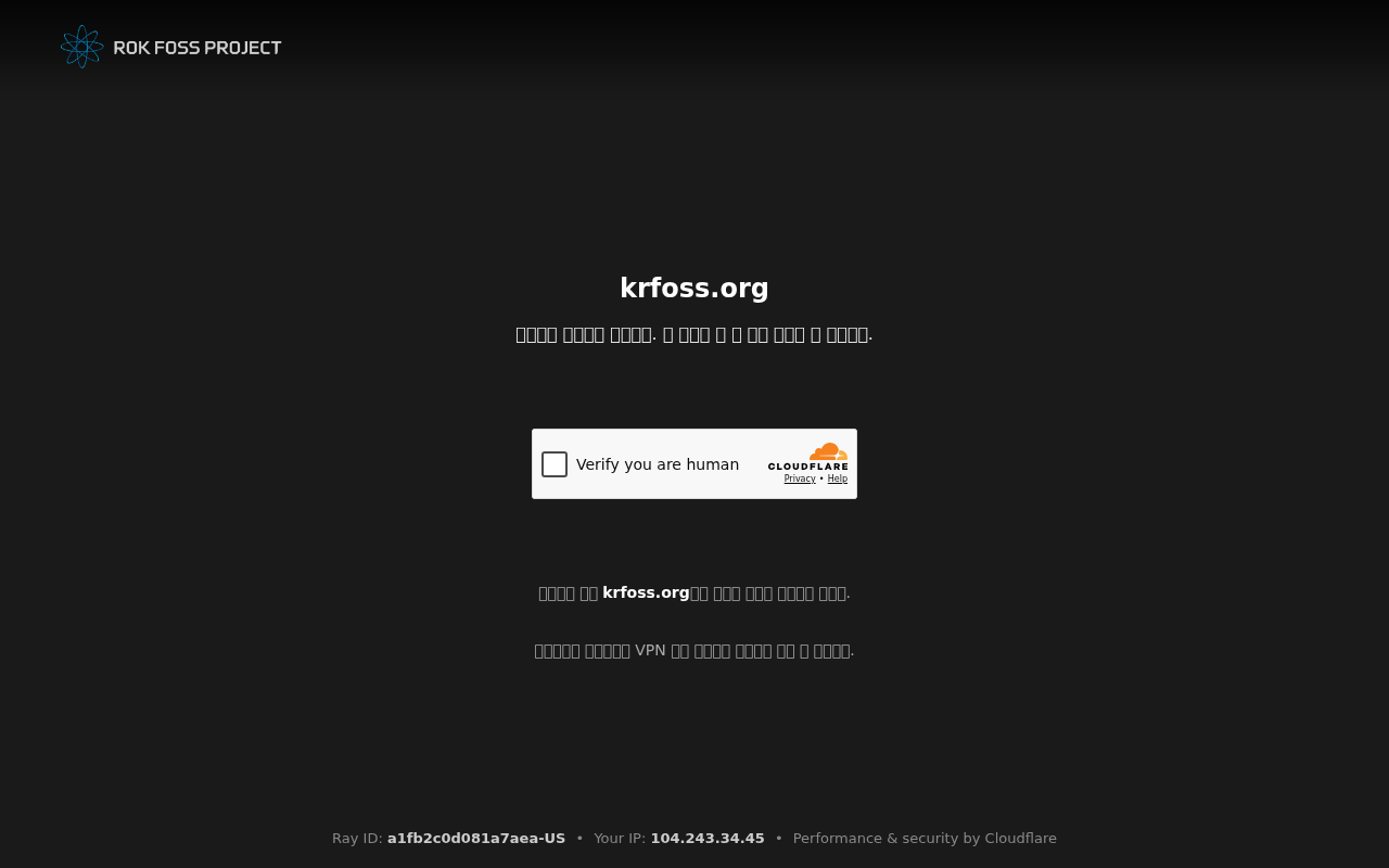 Screenshot of krfoss.org