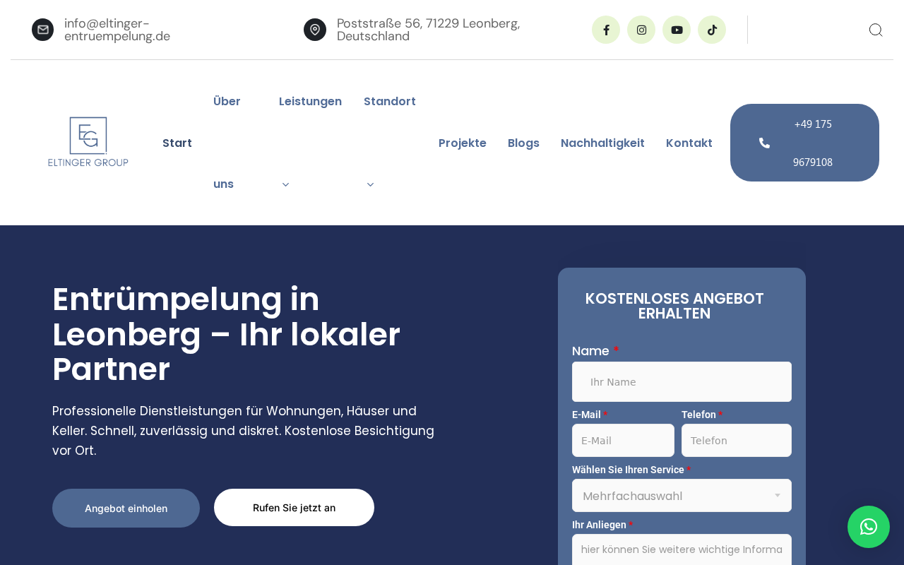 Captured page preview of eltinger-entruempelung.de