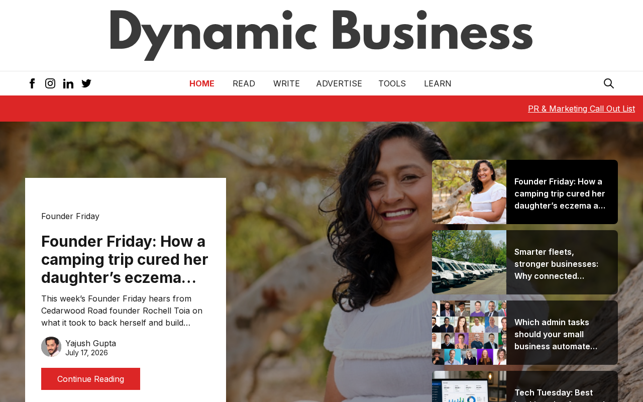 Screenshot of dynamicbusiness.com