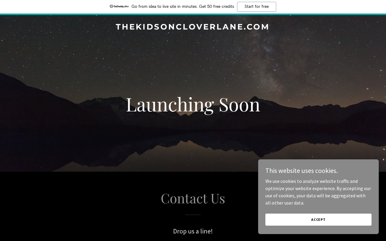 Captured page preview of thekidsoncloverlane.com