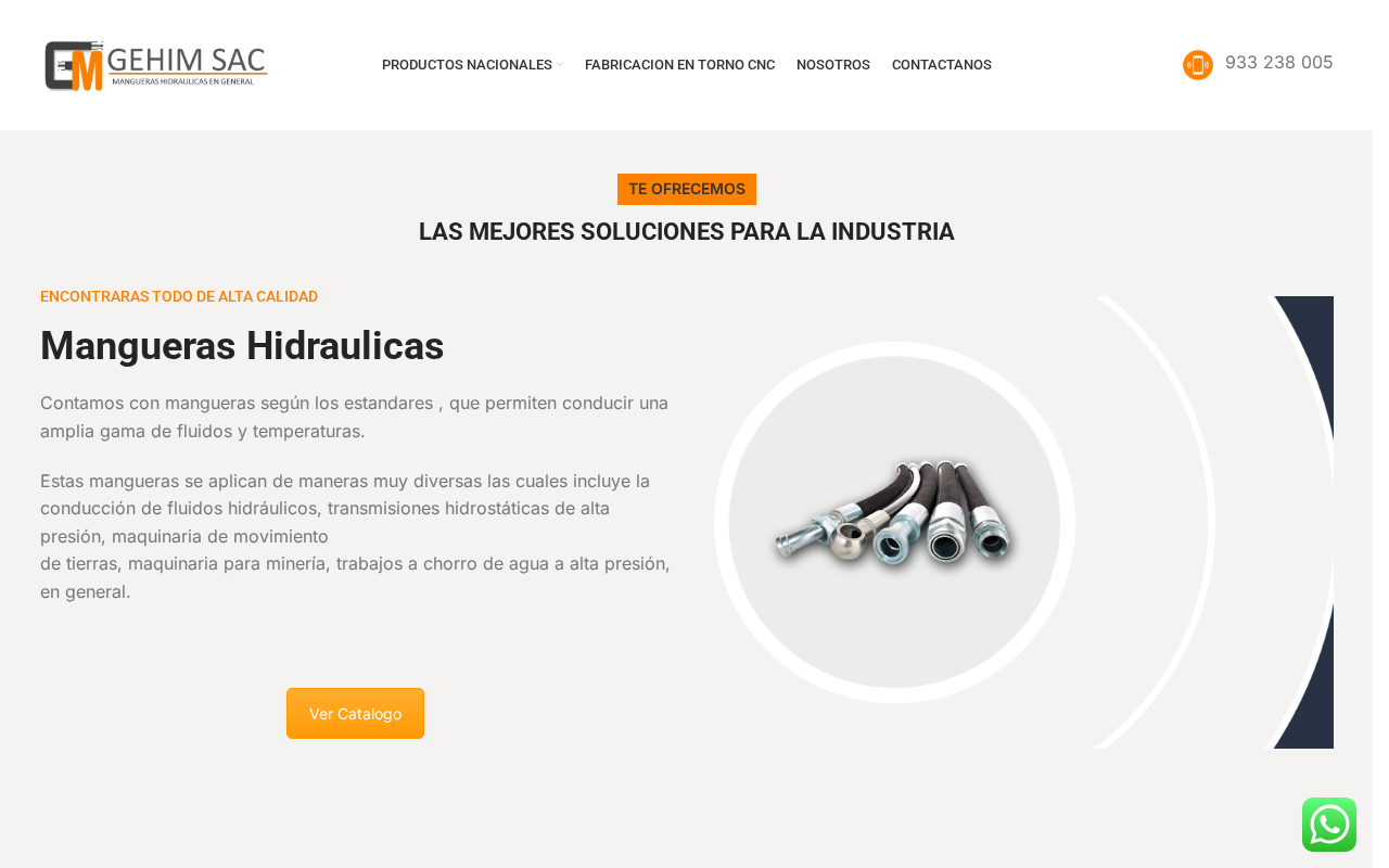 Screenshot of gehim.com.pe
