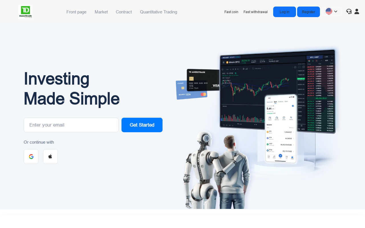 Screenshot of aitradengine.com
