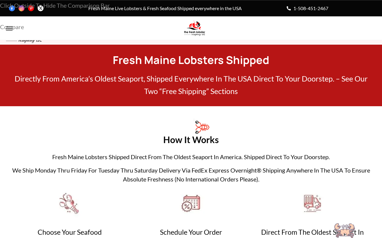 Screenshot of thefreshlobstercompany.com