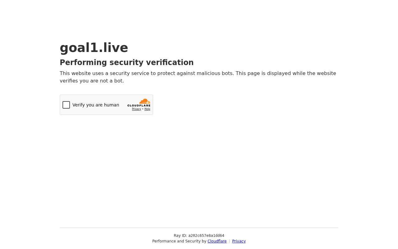 Screenshot of goal1.live