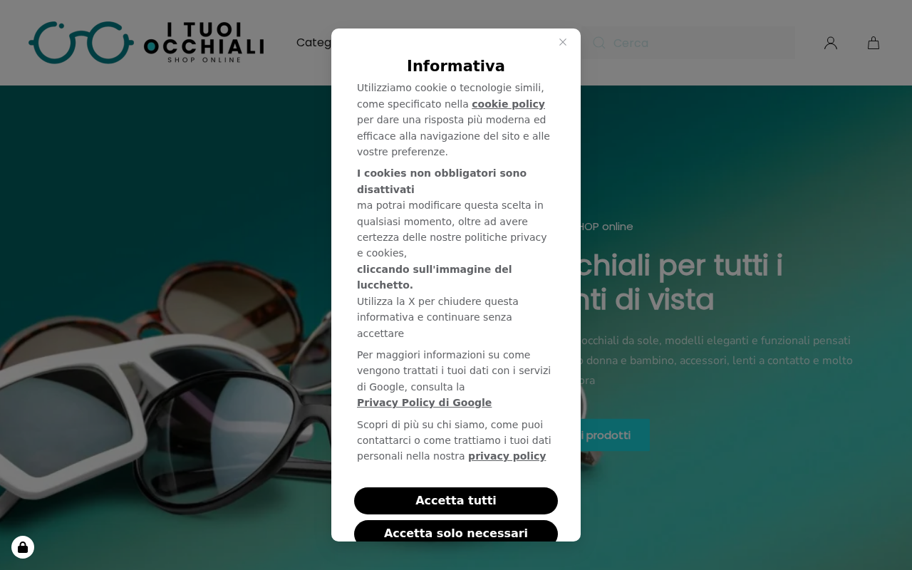 Captured page preview of ituoiocchiali.it
