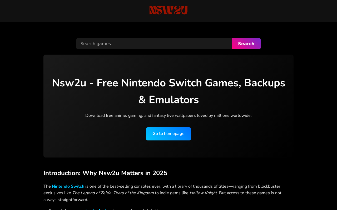 Captured page preview of nsw2u.my