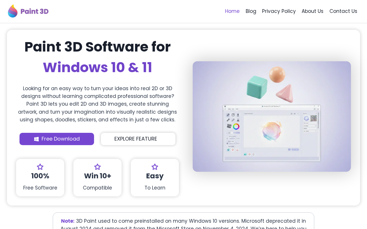 Screenshot of getpaint3d.com