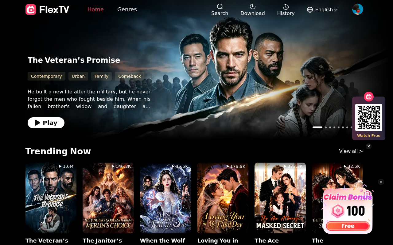 Captured page preview of flextv.cc