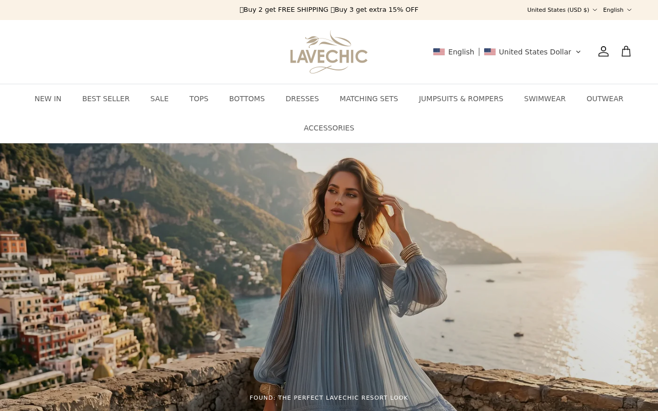 Screenshot of lavechic.com