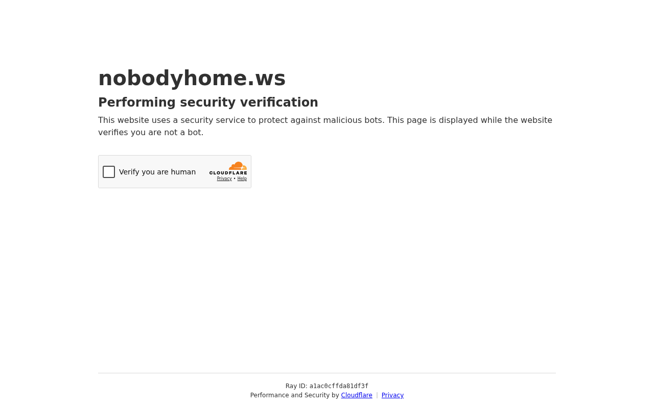 Screenshot of nobodyhome.ws