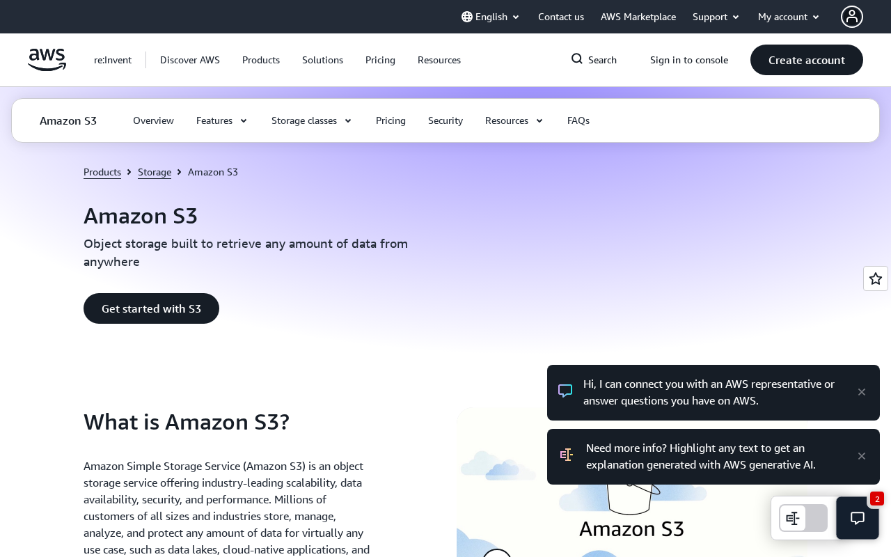Screenshot of s3.us-east-1.amazonaws.com