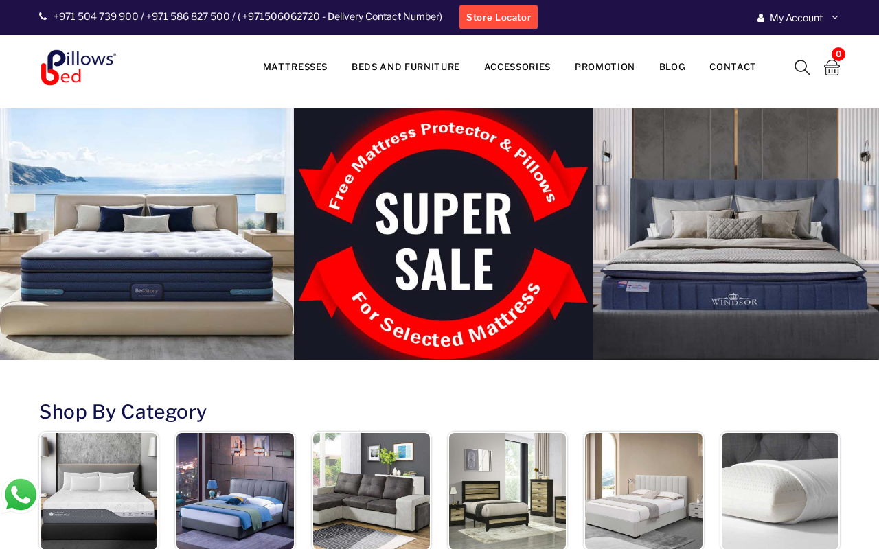 Screenshot of bedandpillows.com