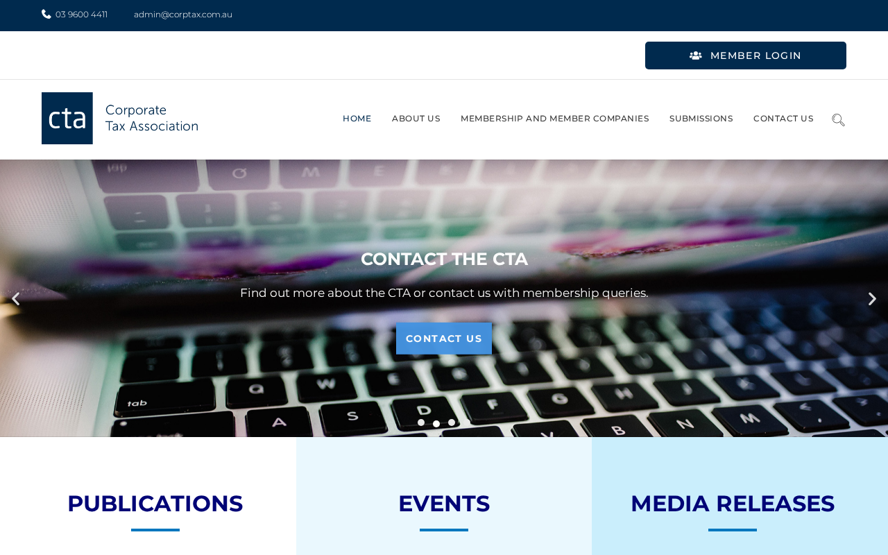 Screenshot of corptax.com.au