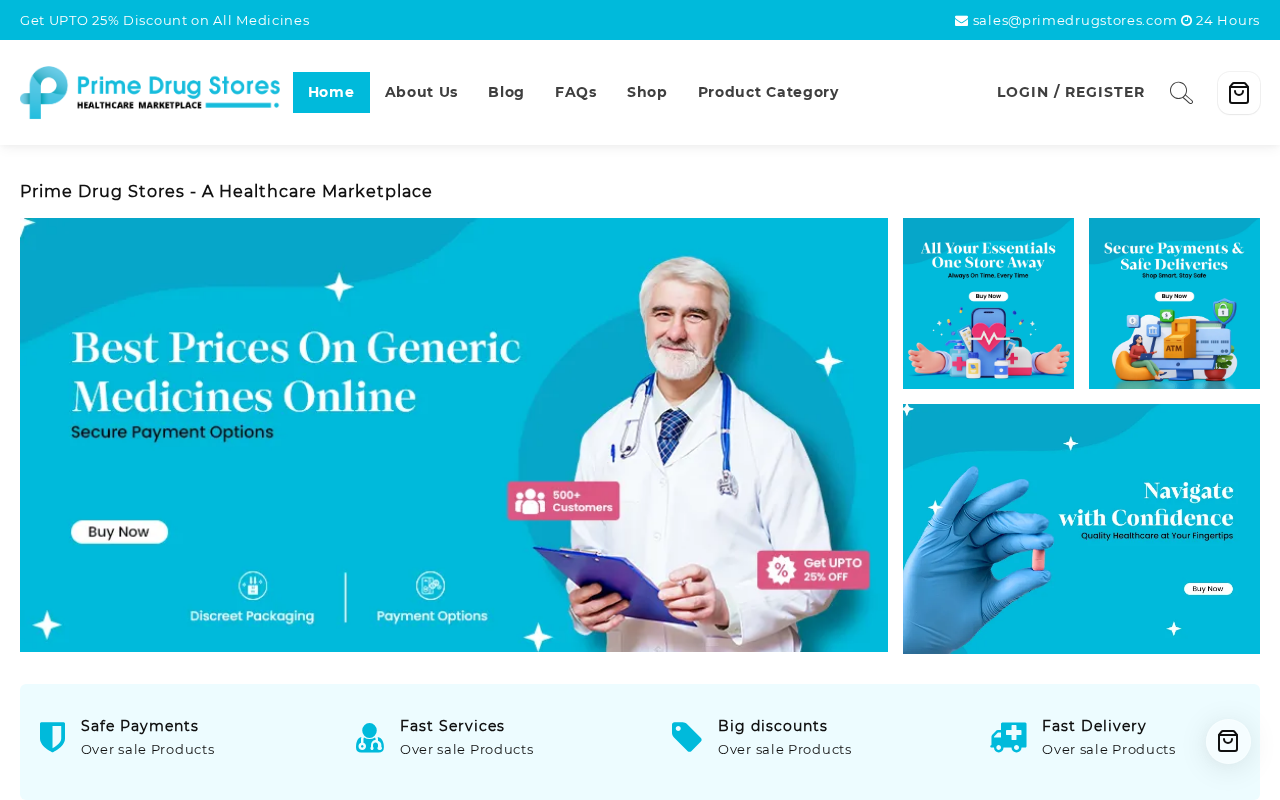 Captured page preview of primedrugstores.com