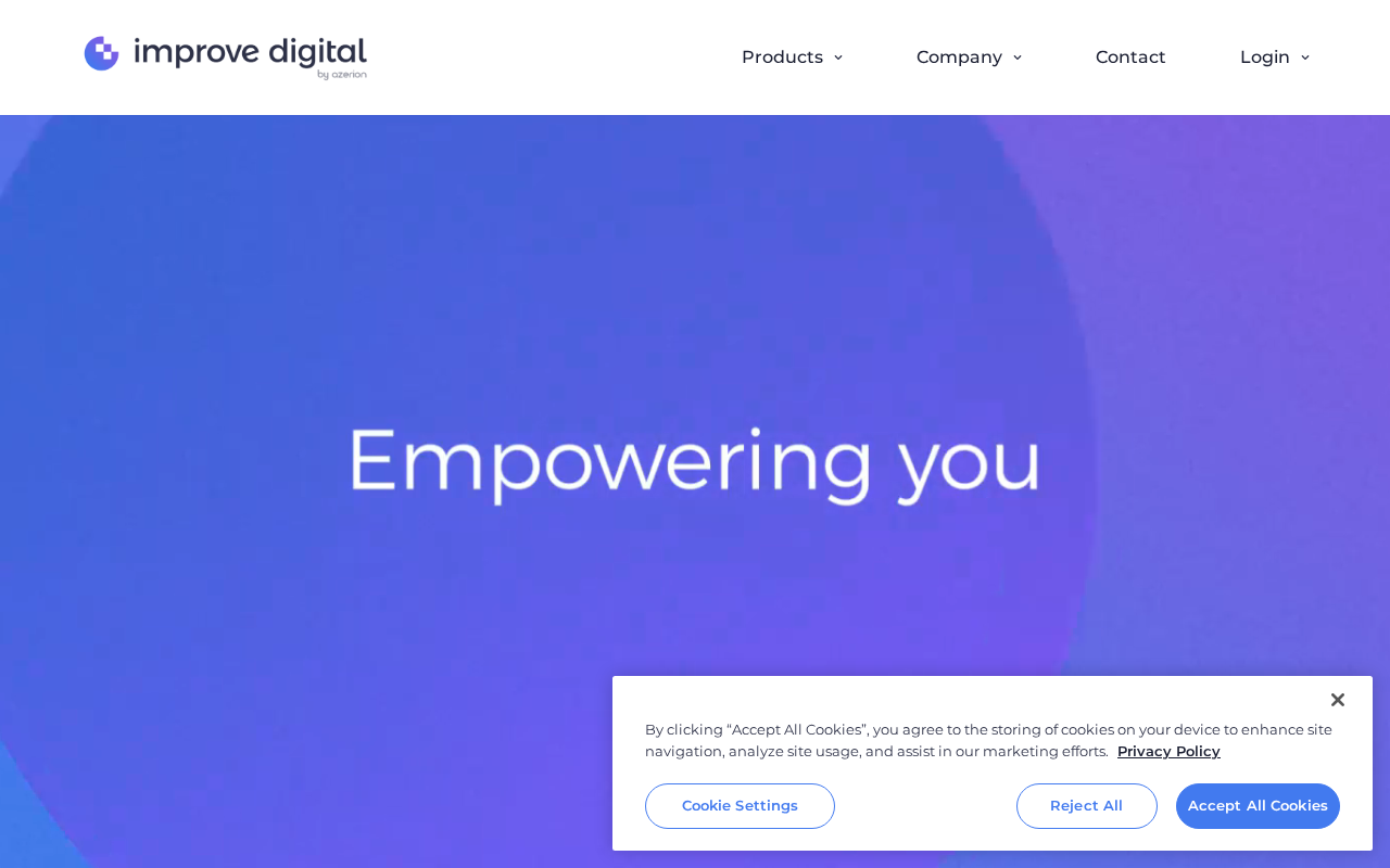 Screenshot of improvedigital.com