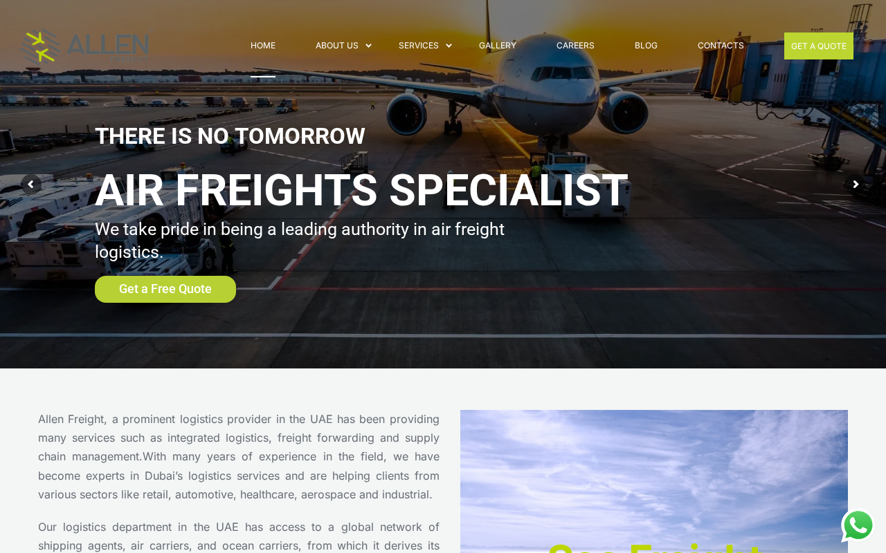 Screenshot of allenfreight.net