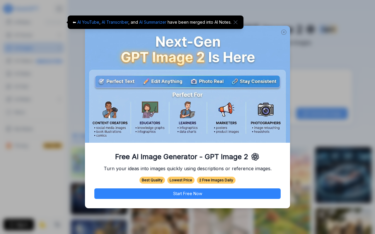 Captured page preview of notegpt.io