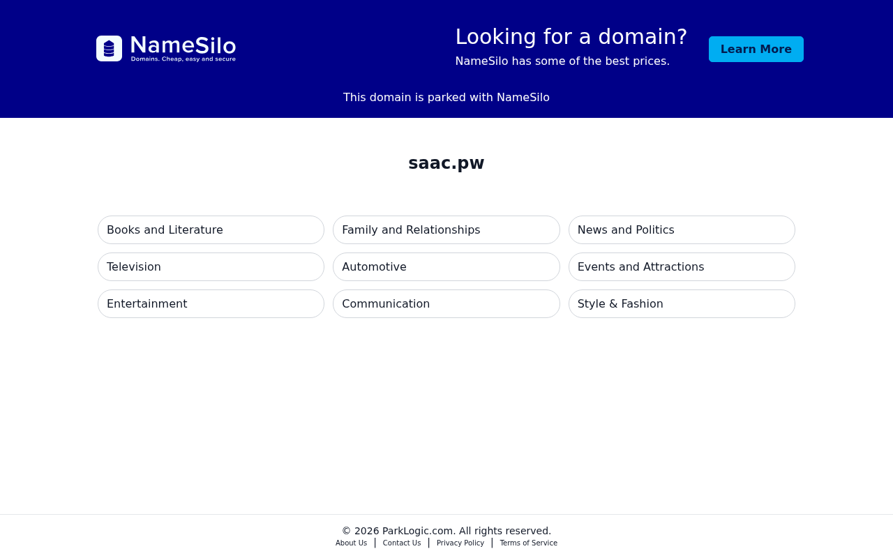 Screenshot of saac.pw