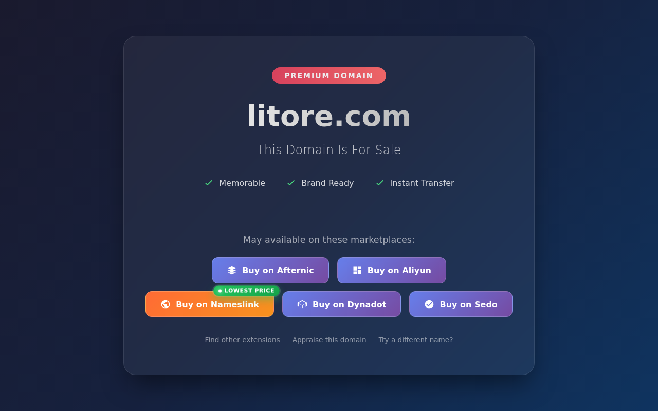 Screenshot of litore.com