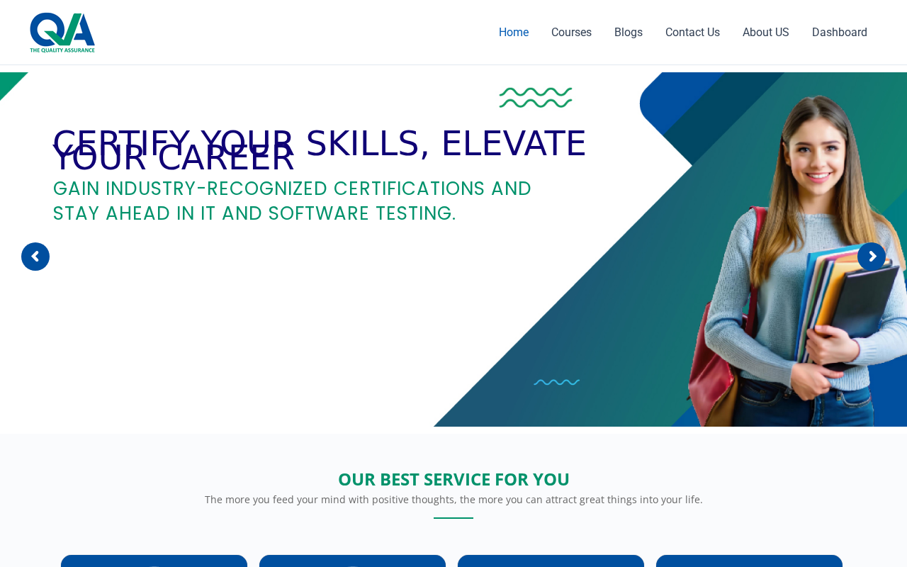 Screenshot of thequalityassurance.com