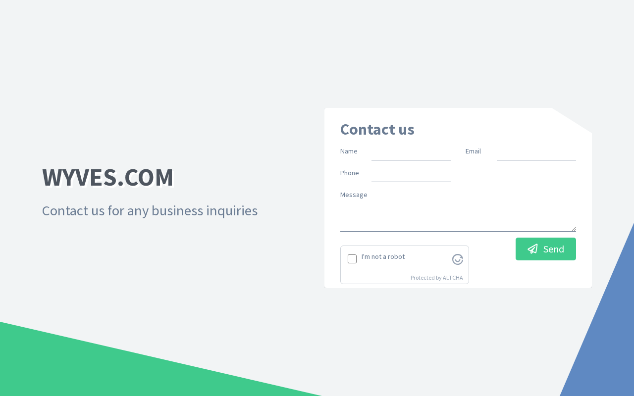 Screenshot of wyves.com