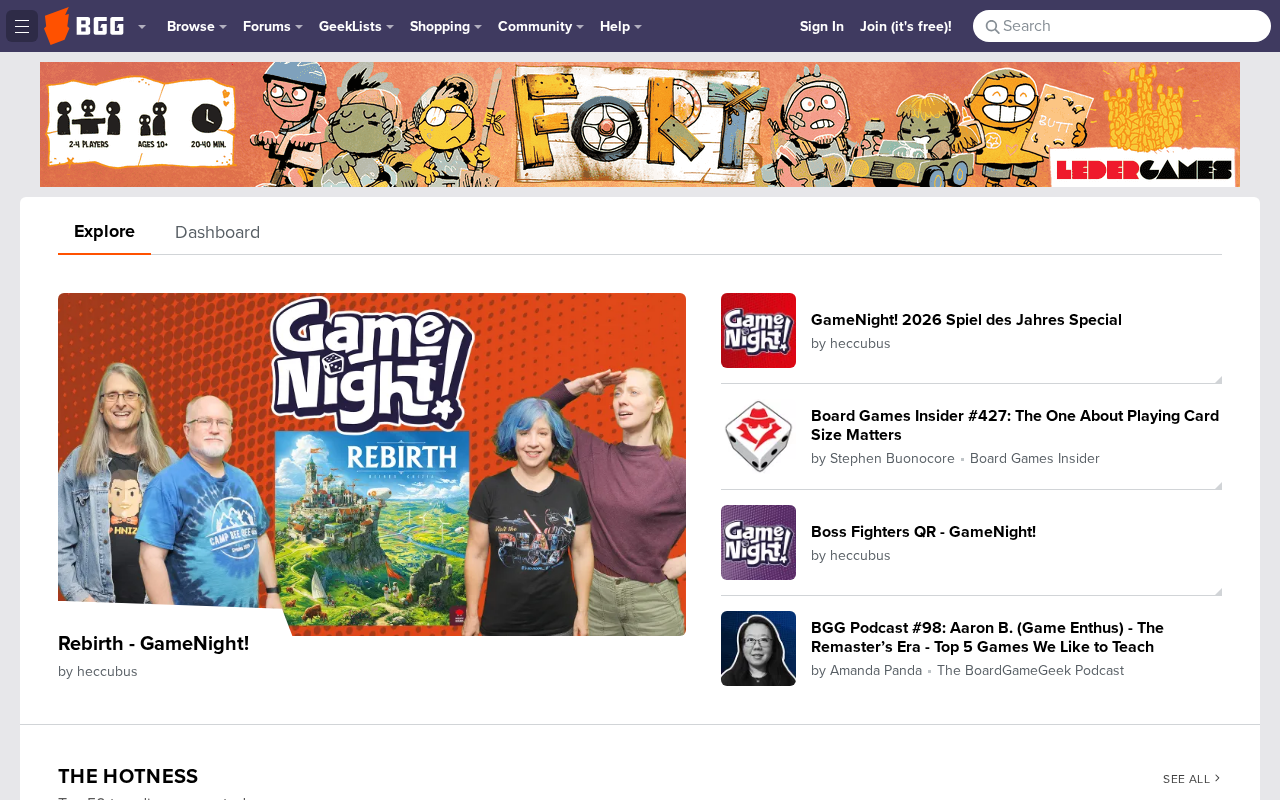 Screenshot of boardgamegeek.com