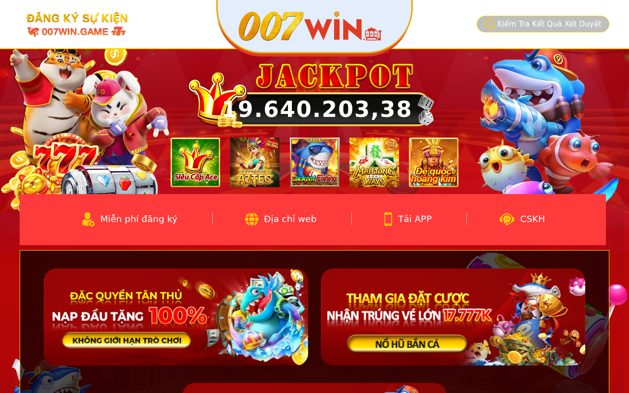 Screenshot of 007win.cloud