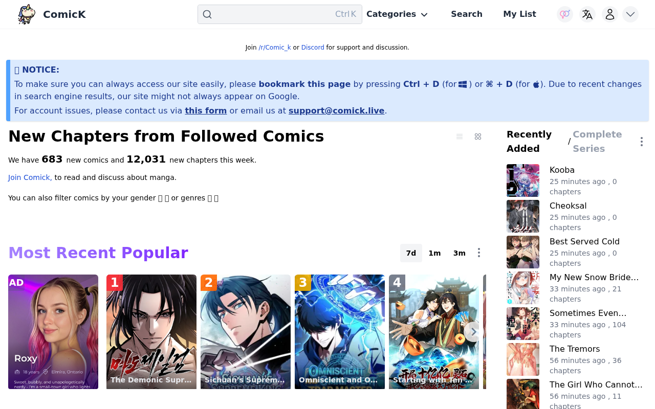 Screenshot of comick.live