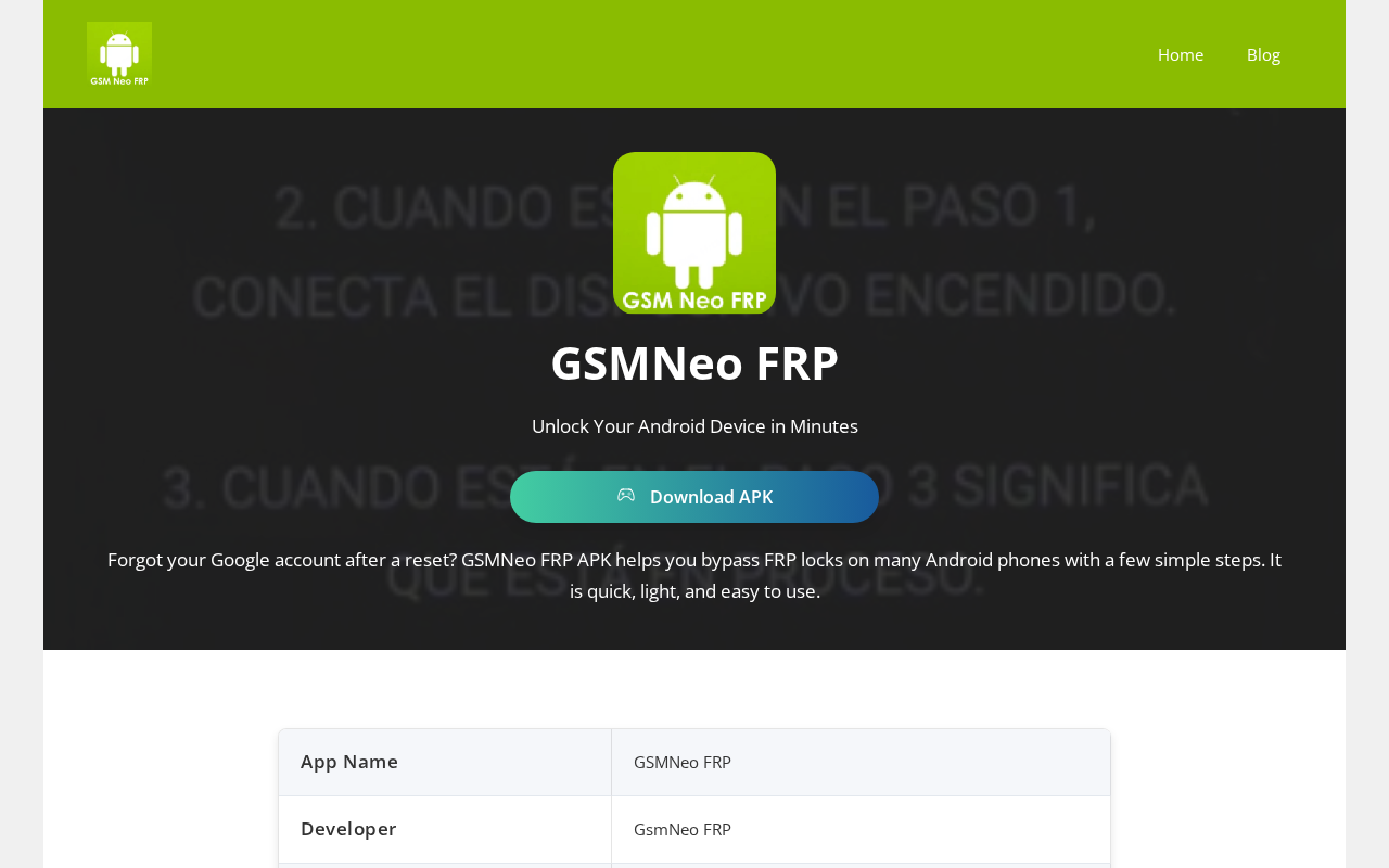 Screenshot of gsmneofrpapk.org